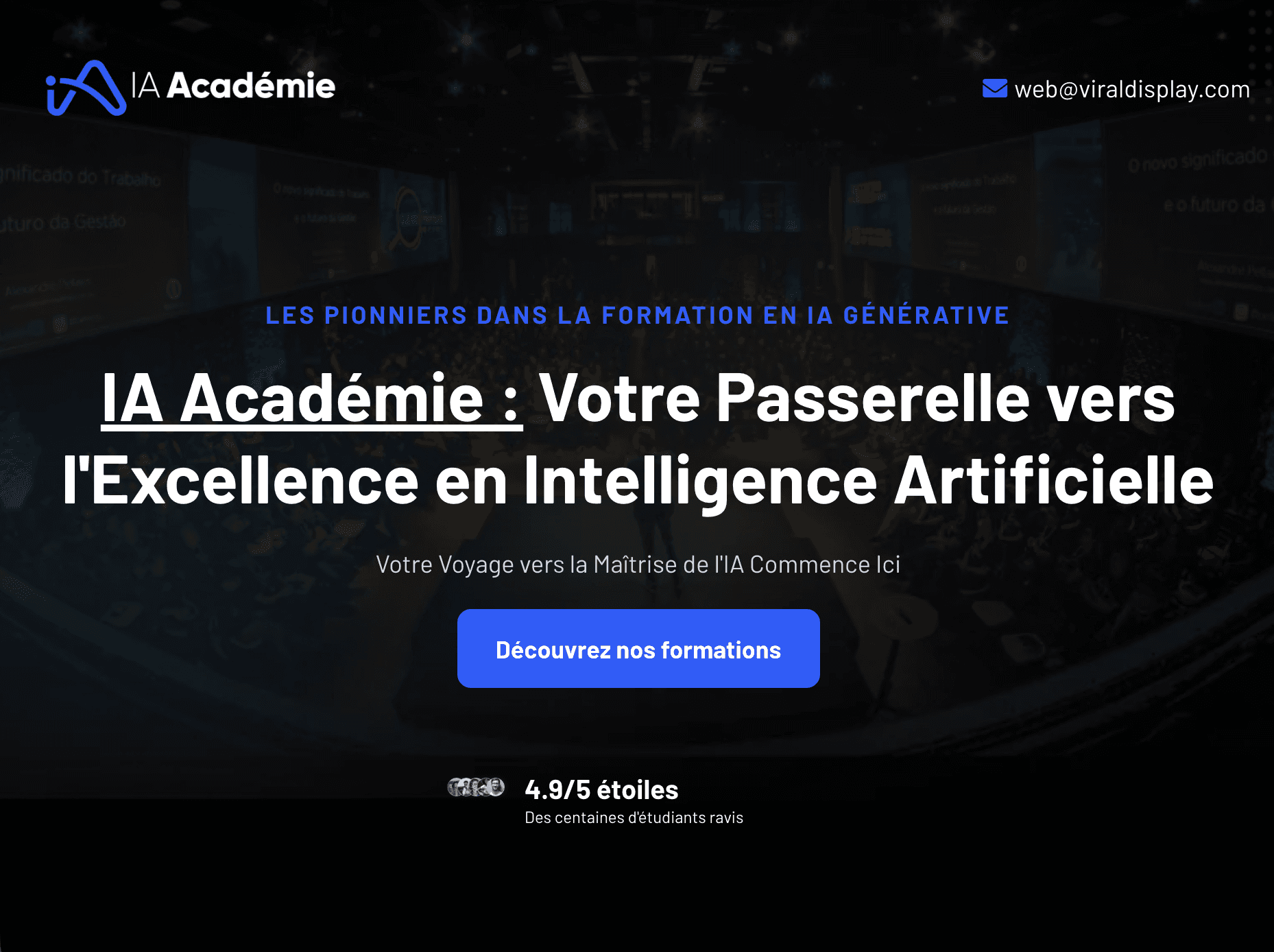 Aperçu du site IA Académie