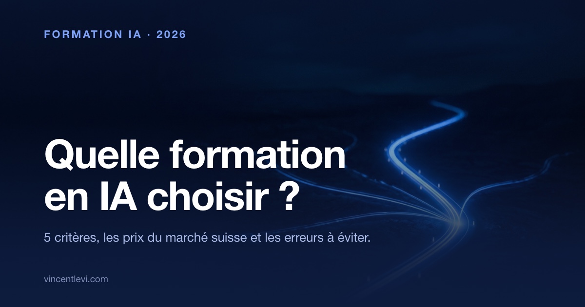 Quelle formation en intelligence artificielle choisir en 2026 : cinq types de formations comparés, de l’initiation au brevet fédéral