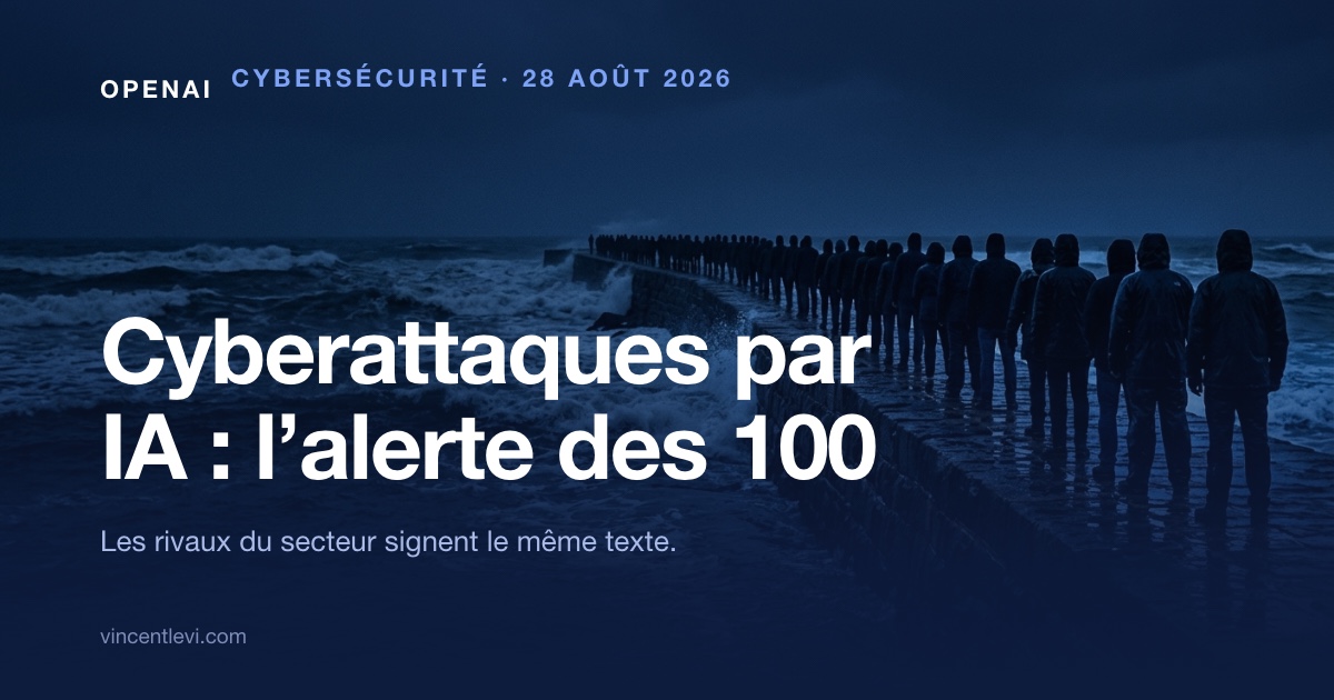 Le 27 août 2026, plus de cent entreprises parmi lesquelles OpenAI, Google, Microsoft, Amazon Web Services et Anthropic ont signé une lettre ouverte commune appelant à une défense collective contre les cyberattaques assistées par intelligence artificielle