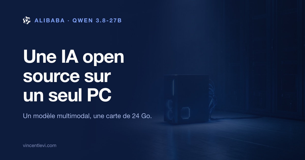 Qwen 3.8-27B, le modèle open source d’Alibaba qui tourne sur un seul PC